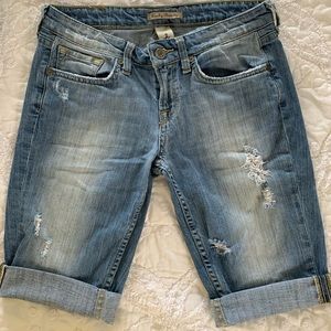 Lucky Brand Bermuda Jean Shorts